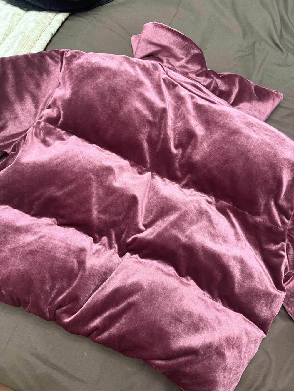 Abercrombie & Fitch Velvet Comforter - Mauve Pink